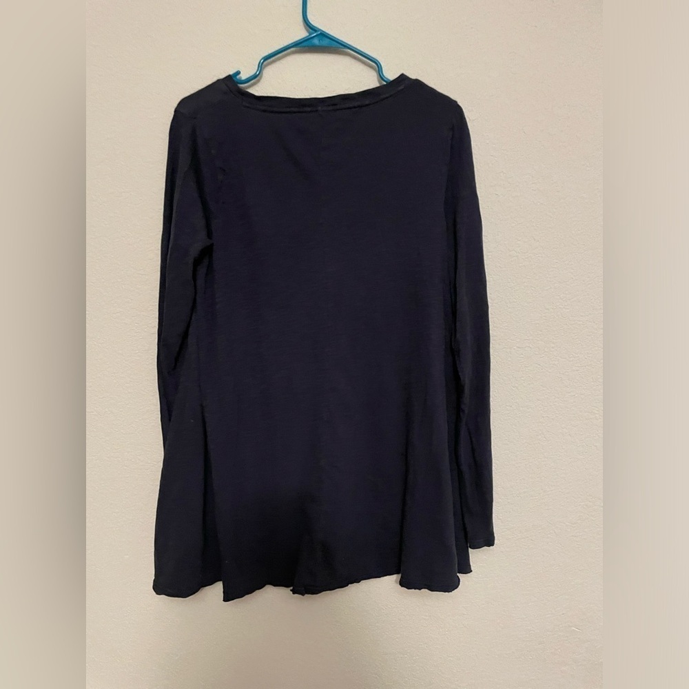 Chic Black Long Sleeve Women's Top size L - Picture 5 of 10